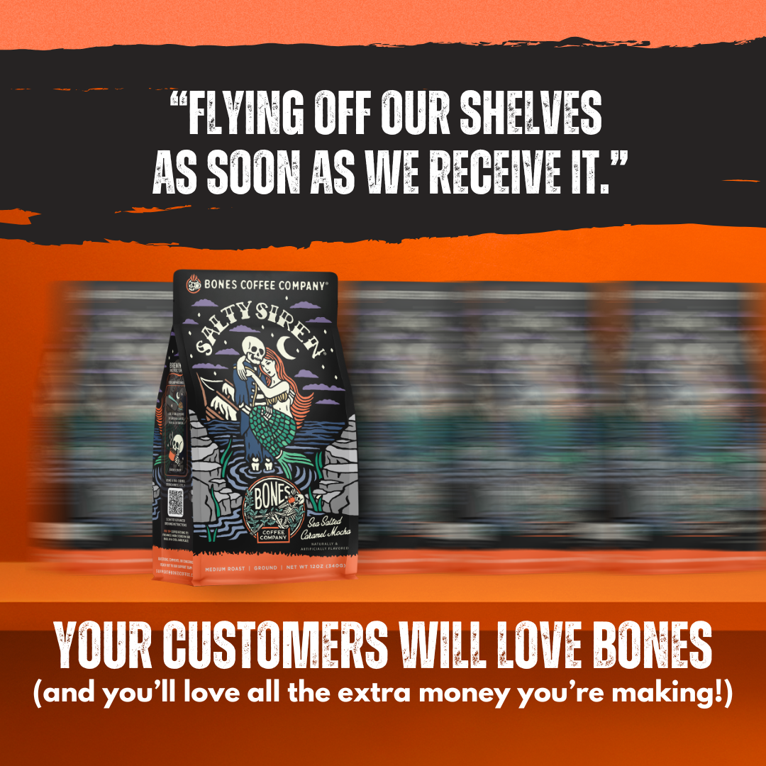 Frankenbones Flavored Coffee | 12oz | Whole Bean & Ground