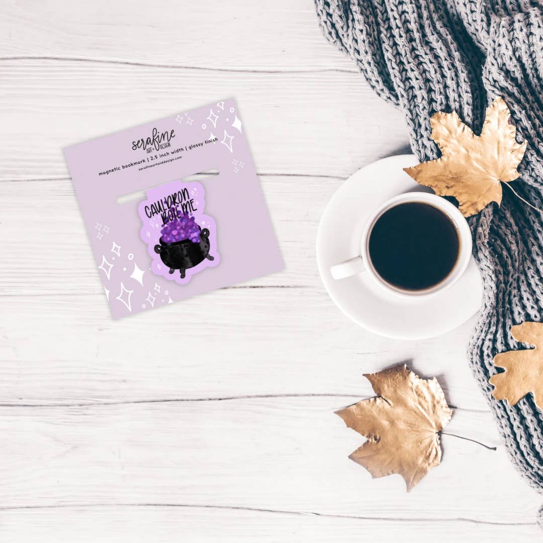 Cauldron Boil Me Magnetic Bookmark