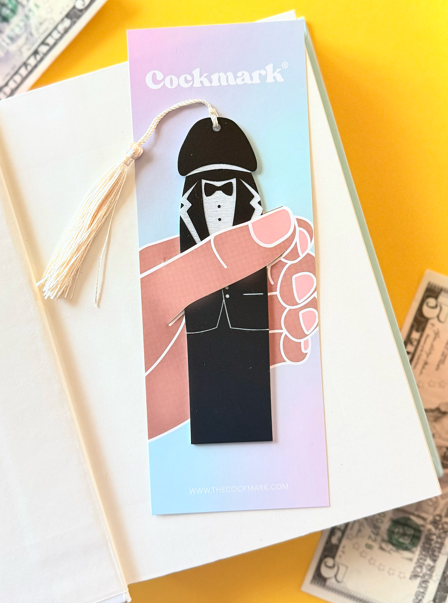 Daddy Warbucks Cockmark Bookmark