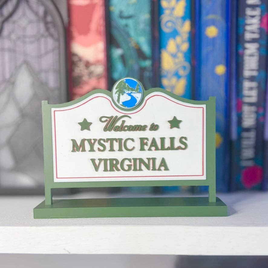 Mystic Falls Virginia Inspired Sign